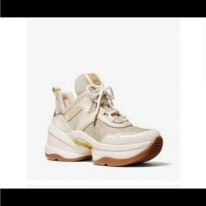 Michael Kors Olympia chain link sneakers